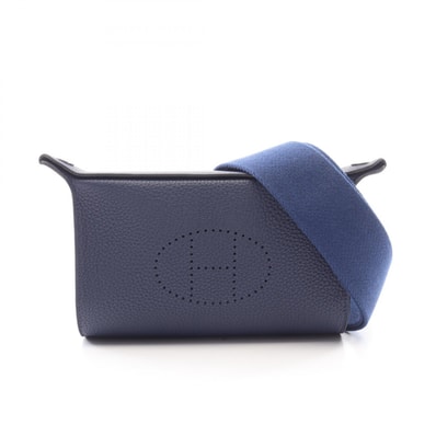 エルメス HERMES ヴィド ポッシュ ショルダーバッグ バッグ レザー トゴ トゴ ブルーアンクル W刻印(2024年製造) レディース ブルー系 【中古】