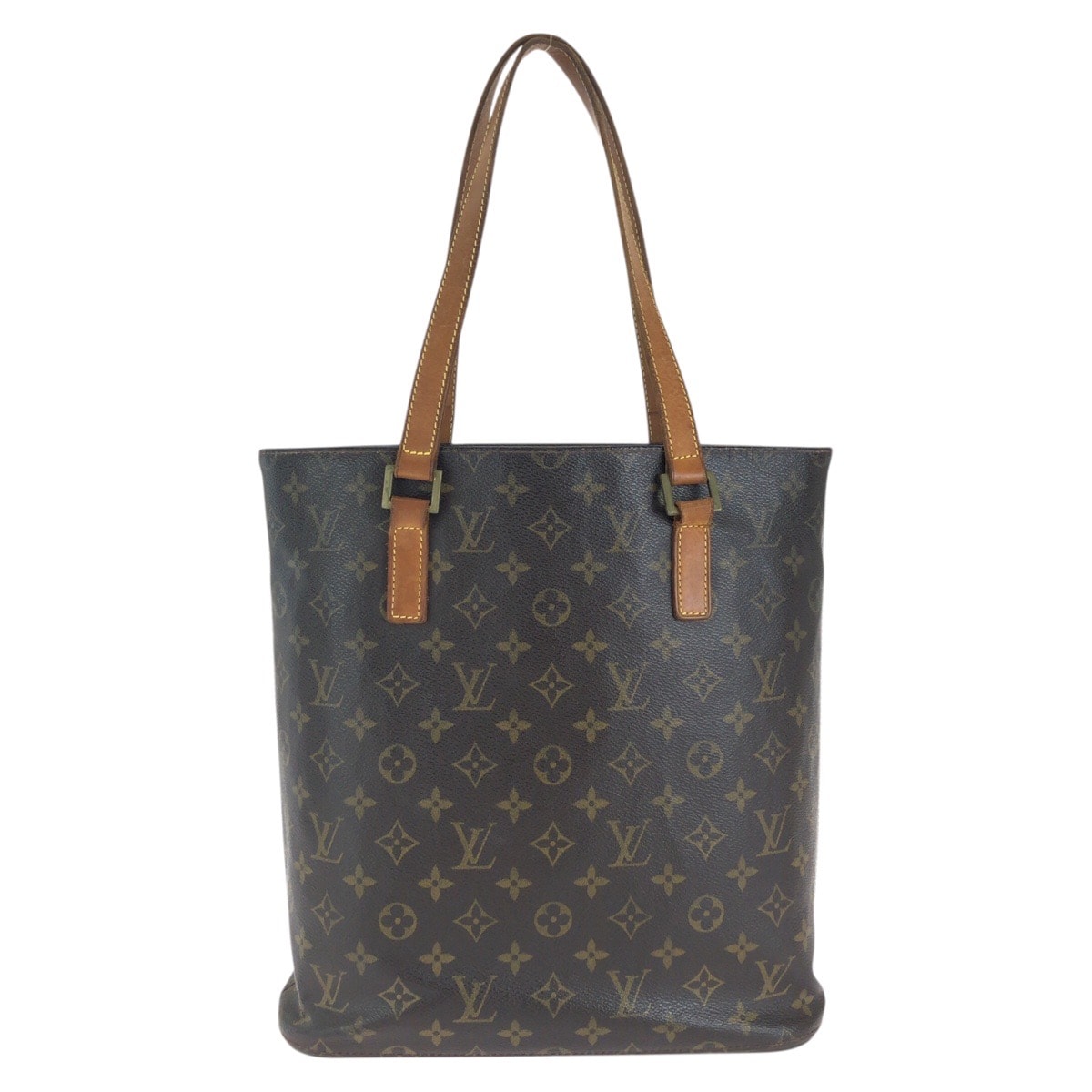LOUIS VUITTON ルイヴィトン モノグラム ヴァヴァンGM ブラウン ゴールド金具 PVC レザー/ トートバッグ ショルダーバッグ 1-0296081 【中古】