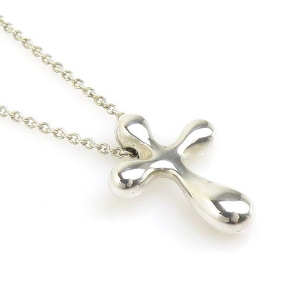 ティファニー TIFFANY&Co. ネックレス スモールクロス シルバー925 シルバー レディース【中古】 r11317a