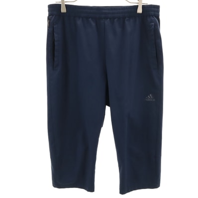 adidas アディダス トレーニング クロップドパンツ L ネイビー
