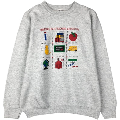 古着 90年代 フルーツオブザルーム FRUIT OF THE LOOM プリントスウェットシャツ トレーナー USA製 メンズXL相当 ヴィンテージ/eaa599235