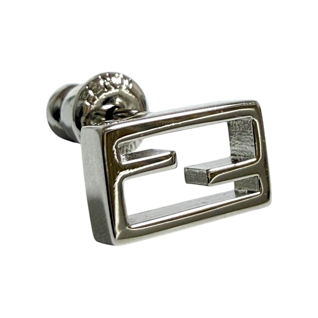 フェンディ メンズ レディース シングル バゲット ピアス 片耳用 シルバー色