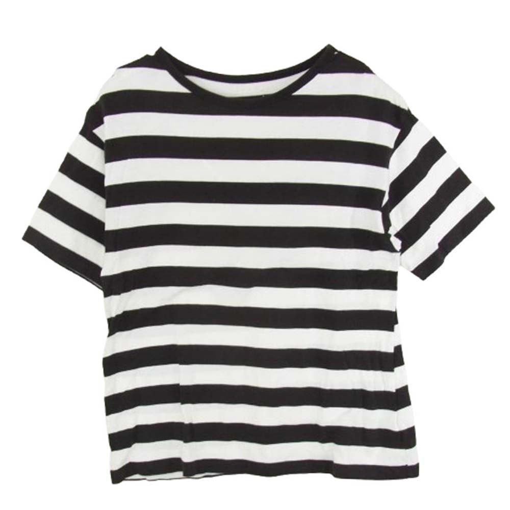 VISVIM ビズビム Tシャツ 0122205010022 JUMBO XX BORDER TEE ジャンボ ボーダー 半袖 Tシャツ カットソー ブラック系 2【中古】