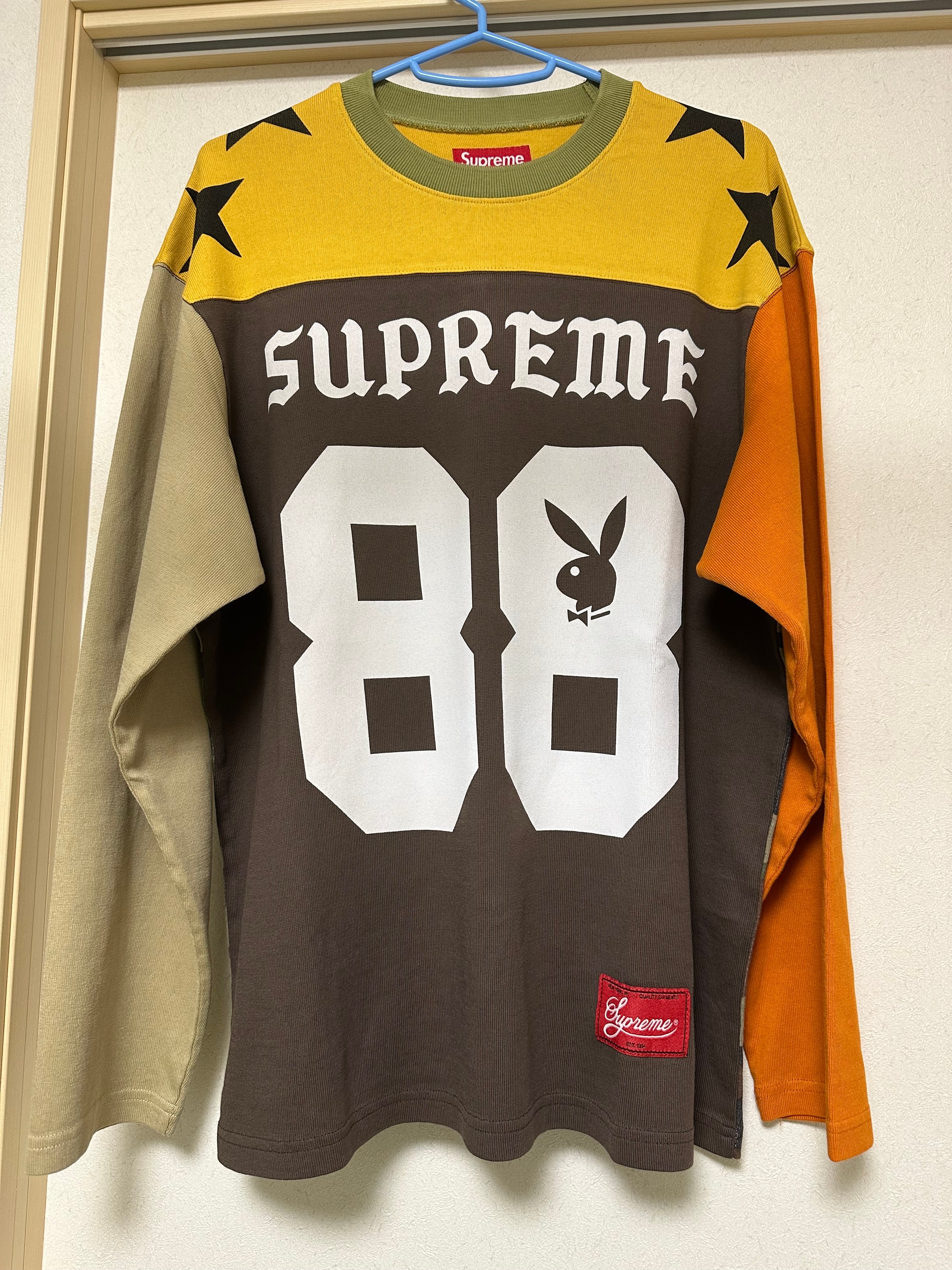 Supreme x Playboy L/S Football Top "Multicolor"