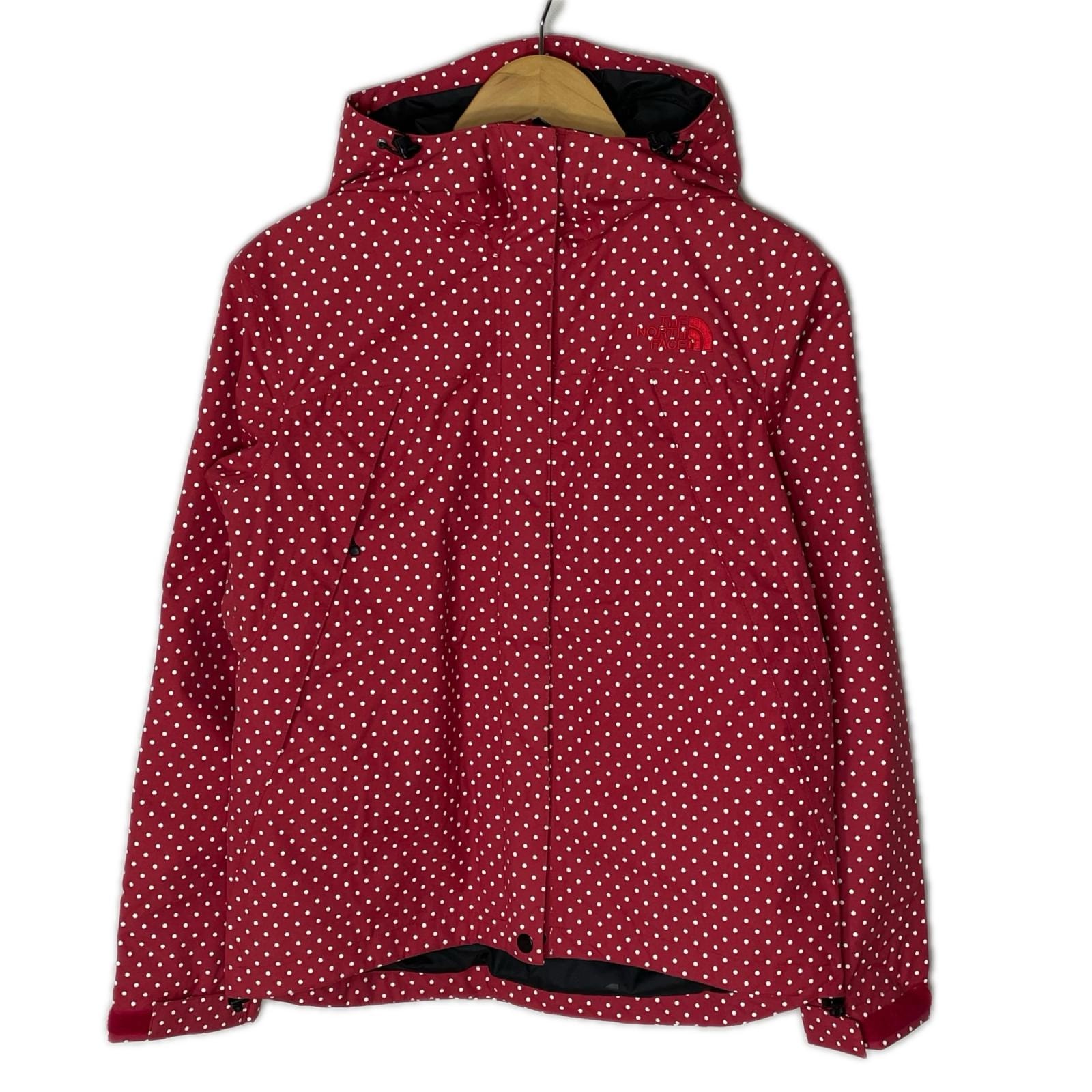 THE NORTH FACE ザノースフェイス ノベルティスクープジャケット NPW10163 レッド×ホワイト