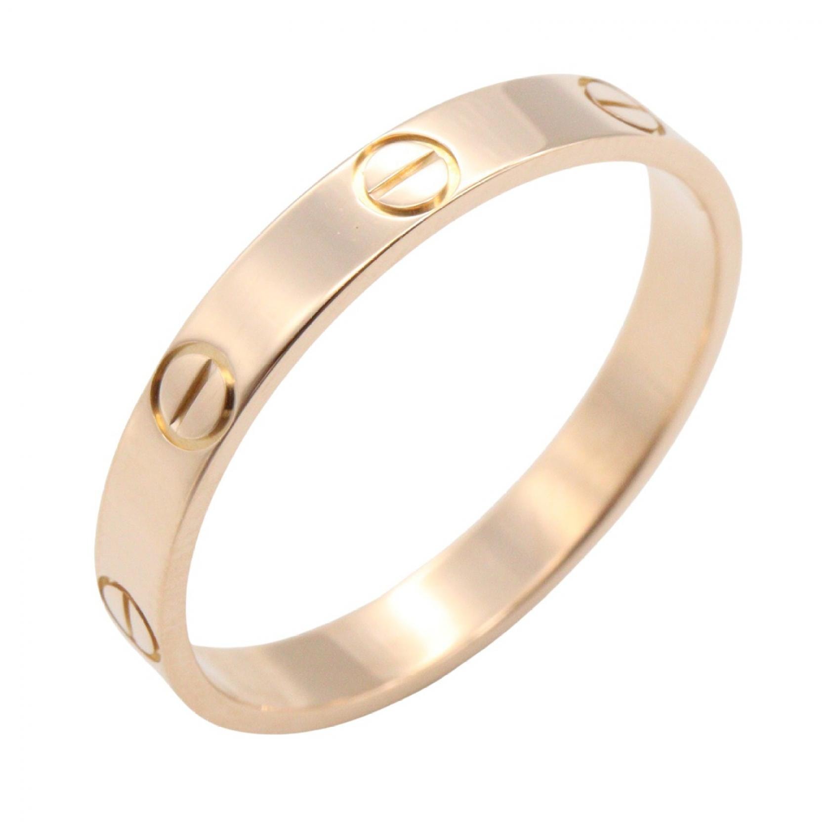 カルティエ CARTIER ミニラブリング リング・指輪 ジュエリー K18PG(ピンクゴールド) メンズ レディース ゴールド系 B4085200 【中古】