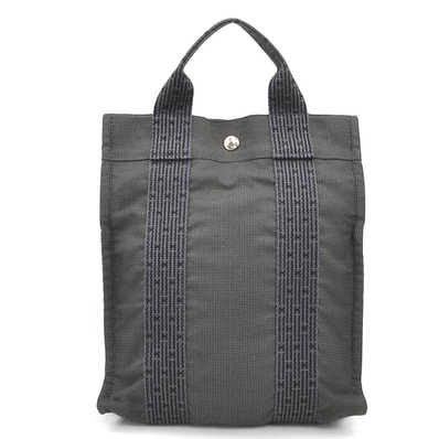 エルメス HERMES リュック エールライン アド PM キャンバス ダークグレー シルバー レディース【中古】 e61093g