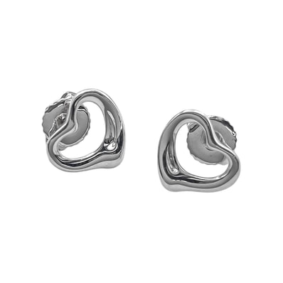 TIFFANY&Co. ティファニー オープンハート スタッド ピアス
エルサペレッティ SV925 K14WG シルバー 新品仕上済 レディース
【中古】