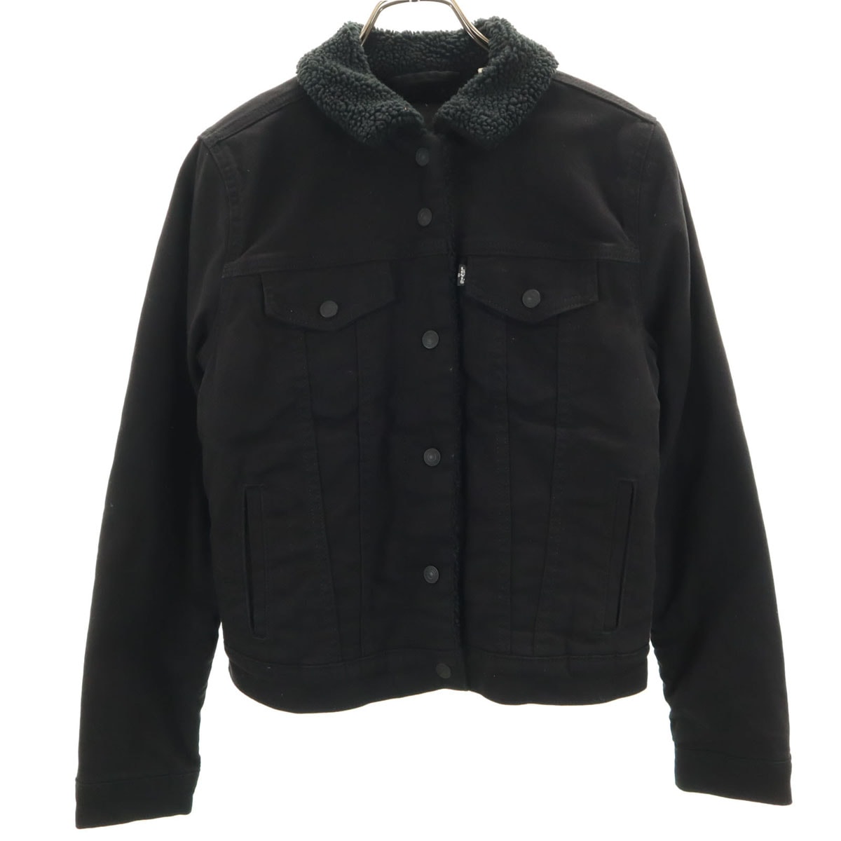 Levi's リーバイス ボア デニムジャケット S ブラック ジージャン