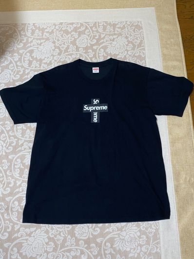 Supreme Cross Box Logo Tee "Black"