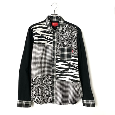 Supreme Animal Patchwork Twill Shirt "White"