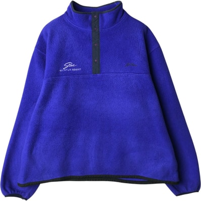 古着 ~90年代 エルエルビーン L.L.Bean ハーフボタン フリースプルオーバー メンズXXL相当 ヴィンテージ/eaa627044