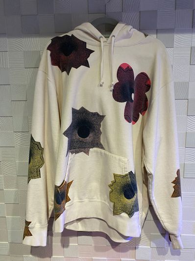 Supreme Nate Lowman Hooded Sweatshirt "Natural"