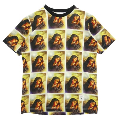 Supreme シュプリーム 13AW Virgin Mary Tee ヴァージンマリー 半袖 Tシャツ 総柄 プリント マルチカラー系 M【極上美品】【中古】