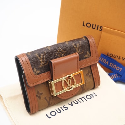 美品 LOUIS VUITTON ルイ・ヴィトン モノグラム リバース ミュルティクレ6 M13295 キーケース ブラウン ベージュ コーティングキャンバス レザー レディース
