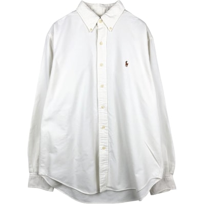 古着 ラルフローレン Ralph Lauren CLASSIC FIT 長袖 ボタンダウンシャツ メンズL相当/eaa676897