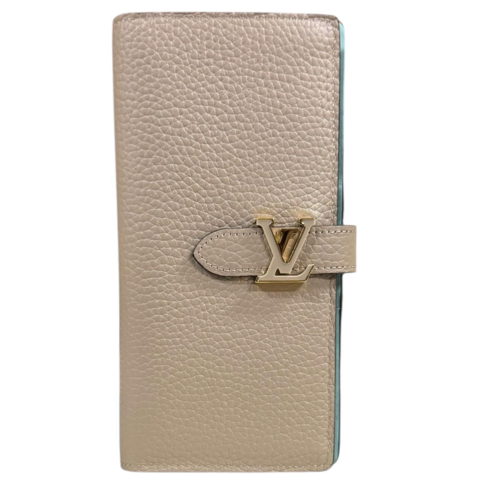 ルイヴィトン ヴェルティカルウォレット トリヨン 長財布 トリヨンレザー M81367 レディース LOUIS VUITTON  中古