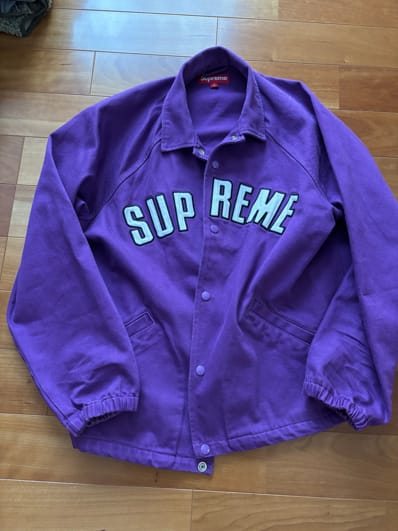 Supreme ARC Denim Coaches Jacket "Purple"