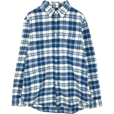 古着 ラルフローレン Ralph Lauren POLO RALPH LAUREN RELAXED FIT 長袖 ライトネルチェックシャツ メンズXL相当/eaa677073