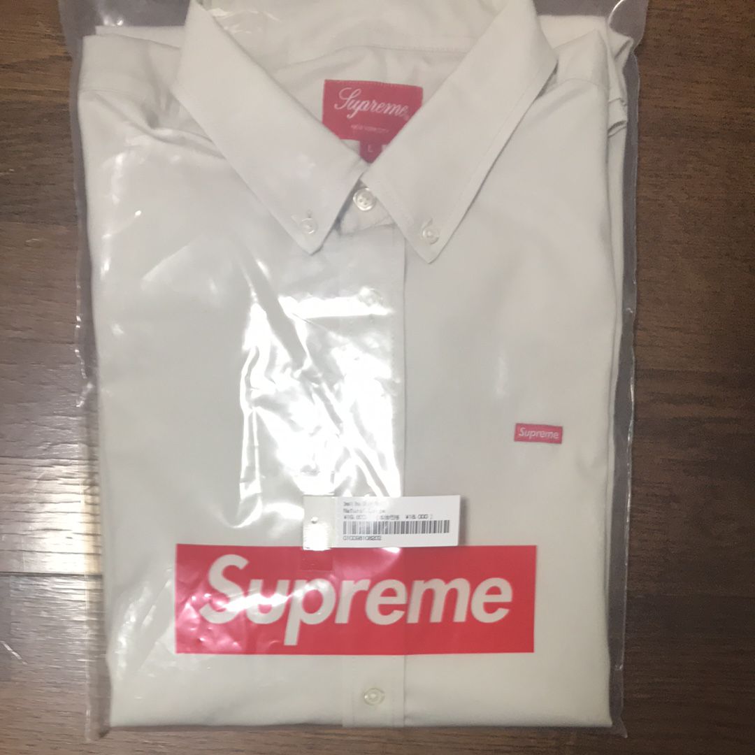 Supreme Small Box Shirt "Natural" (22FW)