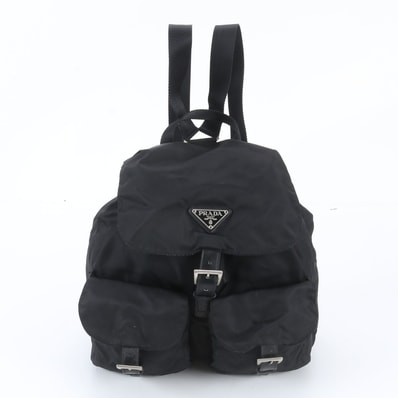 ■美品 プラダ テスート ナイロントライアングルロゴリュックサック