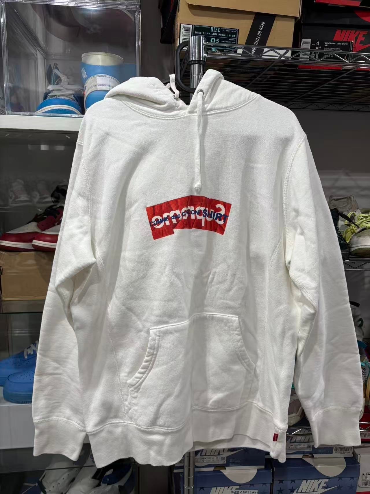 Supreme Comme Des Garcons SHIRT Box Logo Hooded Sweatshirt 