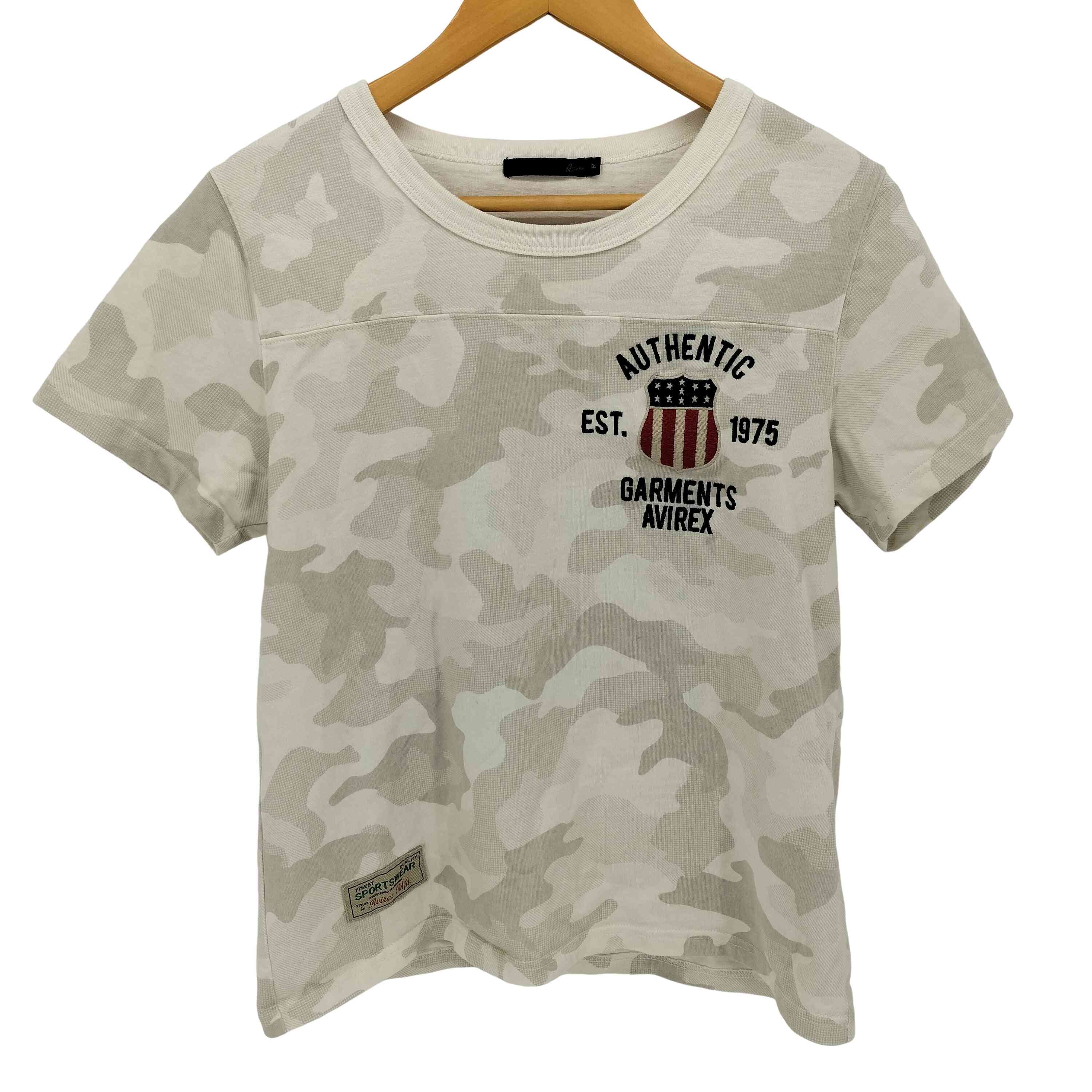 ロゴ ワッペン 刺繍 S/S クルーネック Tシャツ【1140644023436】