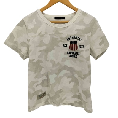 ロゴ ワッペン 刺繍 S/S クルーネック Tシャツ【1140644023436】