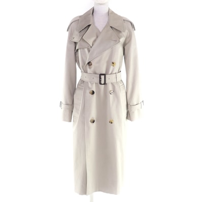 極美品 バーバリー トレンチコート ベージュ レディース 4 8104712