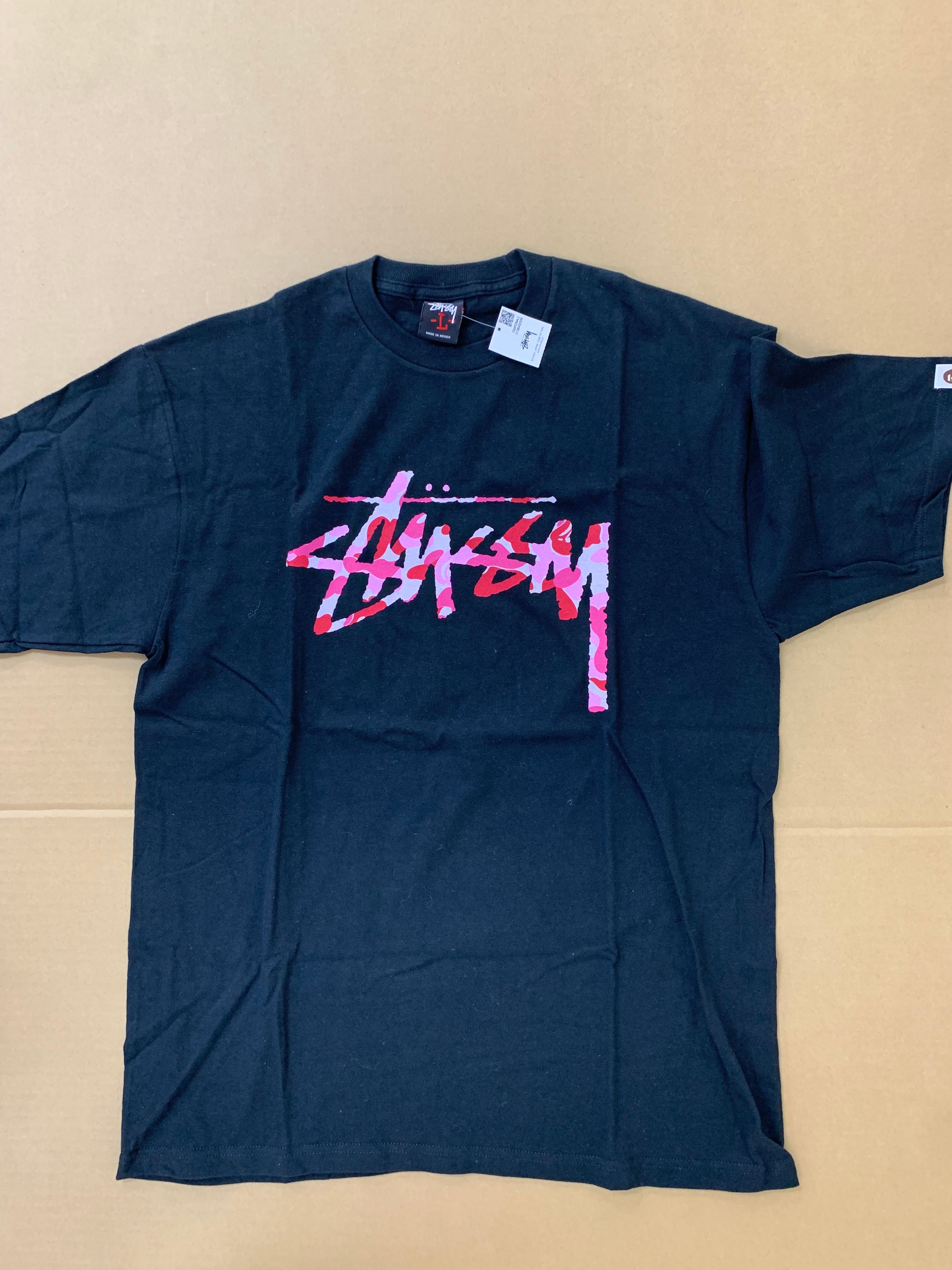 stussy x bape tee tシャツ ape