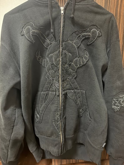 Supreme x Y's by Yohji Yamamoto Zip Up Hooded Sweatshirt "Black"