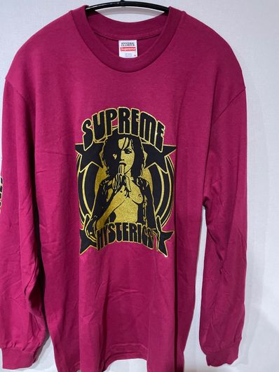 Supreme x HYSTERIC GLAMOUR L/S Tee "Burgundy"