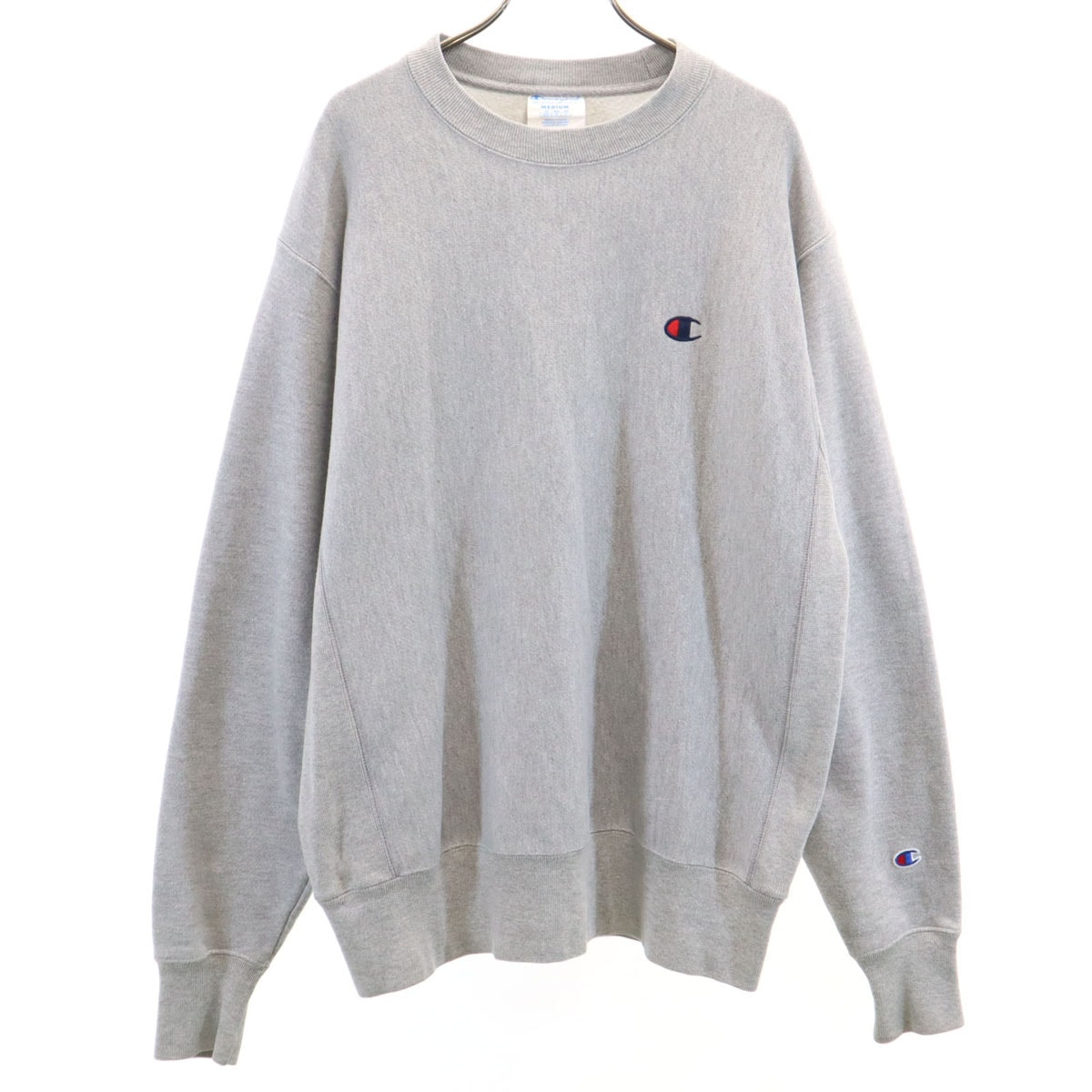 Champion チャンピオン バックアーチロゴ 長袖 リバースウィーブ スウェット トレーナー M グレー
