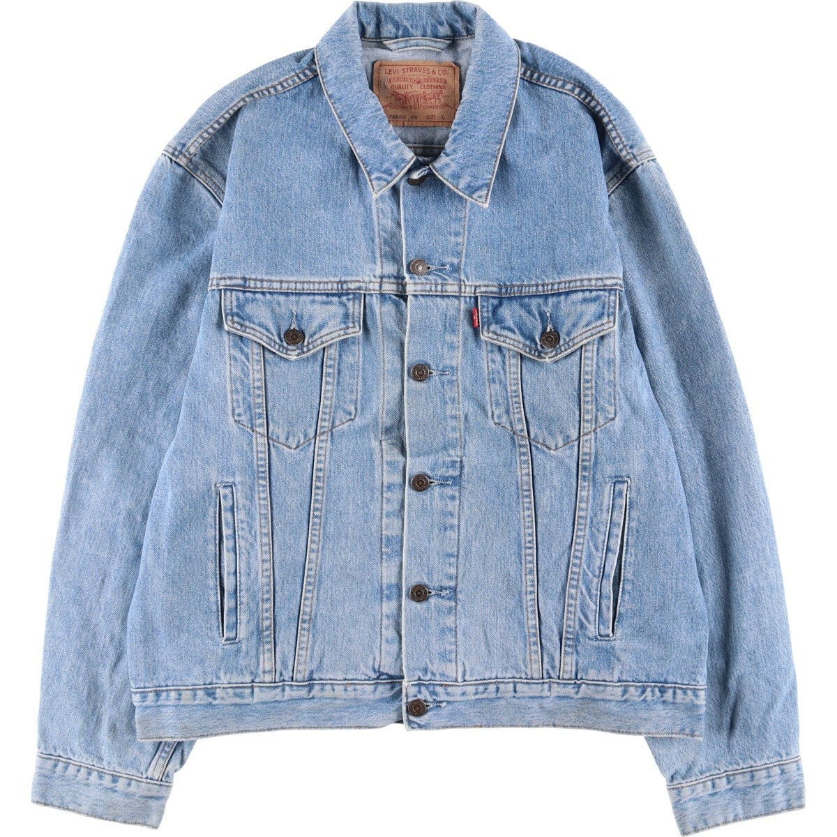 古着 90年代 リーバイス Levi's 70503-02 ユーロモデル デニムジャケット Gジャン メンズL相当 ヴィンテージ/eaa592108