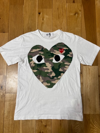 PLAY COMME des GARCONS AX-T242-051 "White"