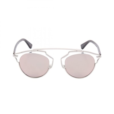 ディオール Dior SoReal サングラス 衣料品 メタル / プラスチック レディース シルバー系 / ブラウン系 DIORSOREALGKZ0J 【中古】