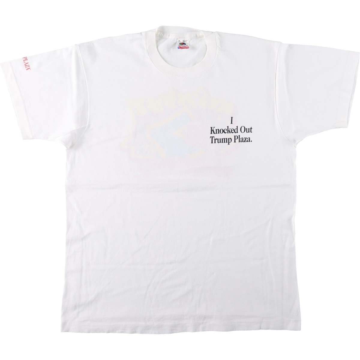古着 90年代 フルーツオブザルーム FRUIT OF THE LOOM Trump Plaza was a hotel and casino アドバタイジングTシャツ USA製 メンズXL相当 ヴィンテージ/eaa664391