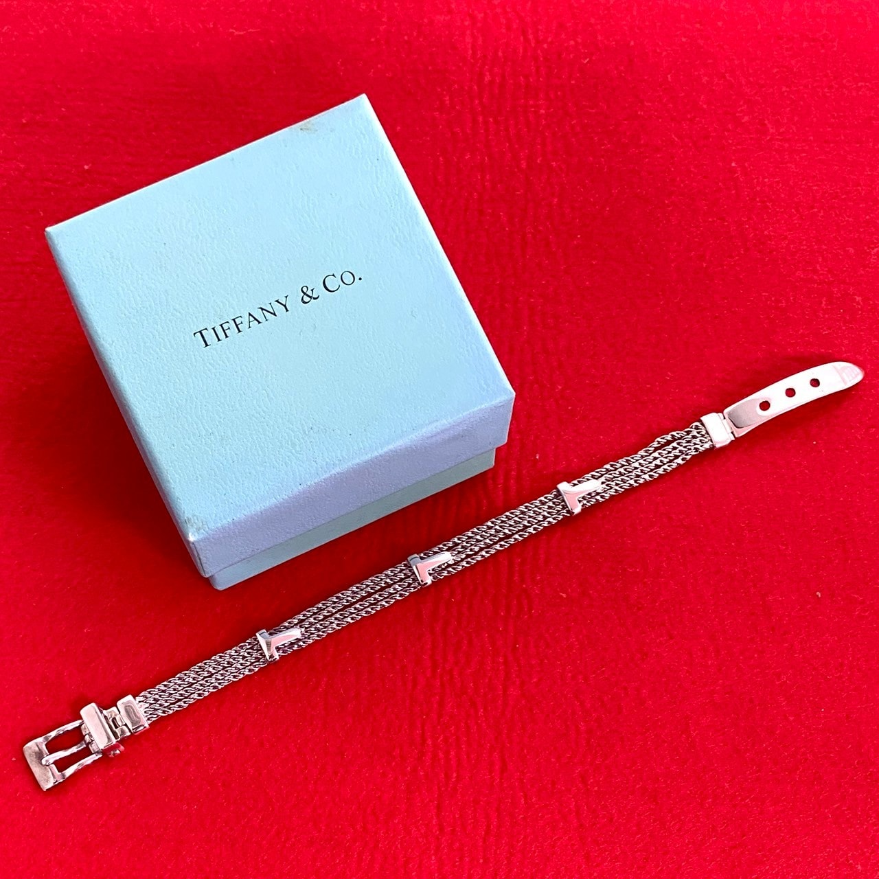 TIFFANY&Co. ティファニー Tロープ ベルト ブレスレット シルバー925 ブレスレット シルバー
 60943