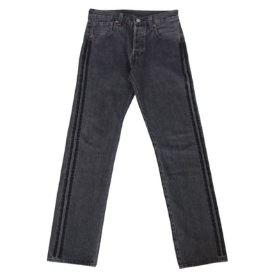 UNDERCOVER アンダーカバー デニムパンツ 501 ボタンフライ ジーンズ デニムパンツ ブラック系 28【美品】【中古】