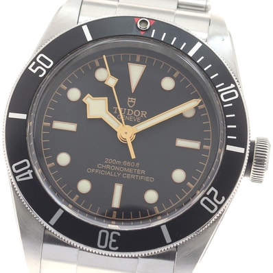 ☆良品 チュードル ヘリテージ ブラックベイ 79230N メンズ 【中古】