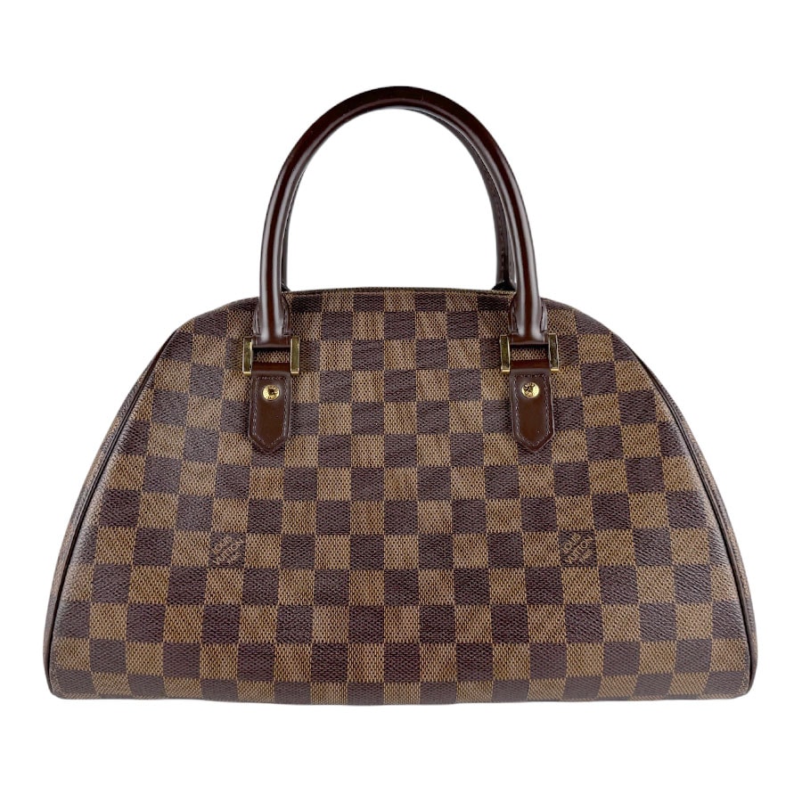 ルイ ヴィトン LOUIS VUITTON ハンドバッグ ダミエ リベラMM ダミエキャンバス ブラウン ゴールド レディース N41434【中古】 z10477
