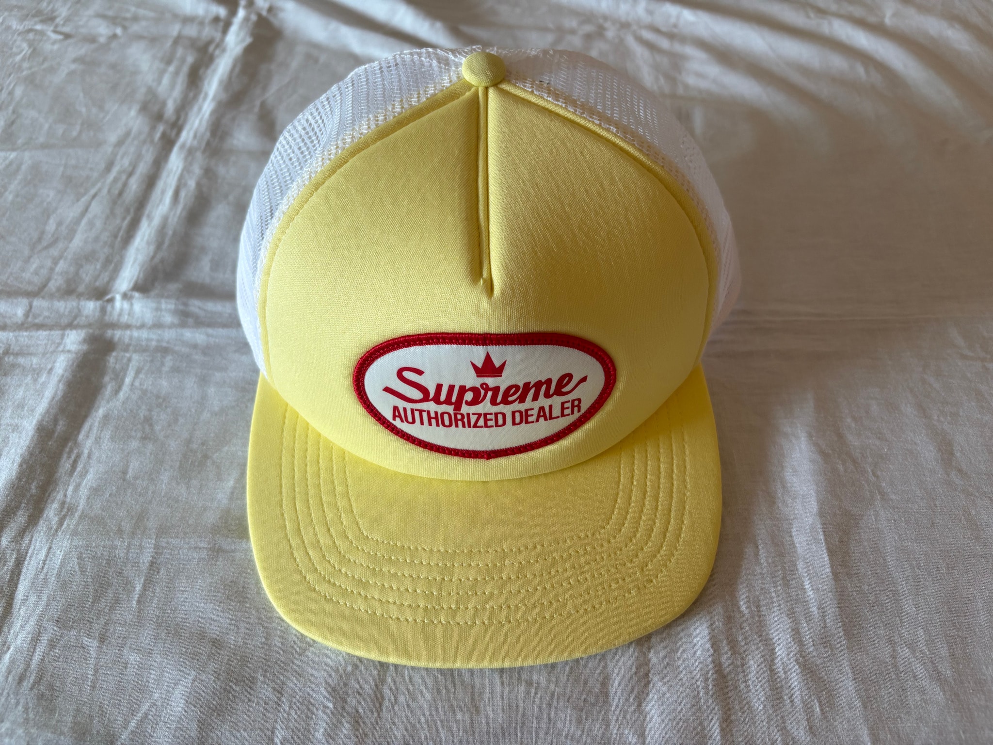 Supreme Authorized Mesh Back 5-Panel "Yellow" (25SS)