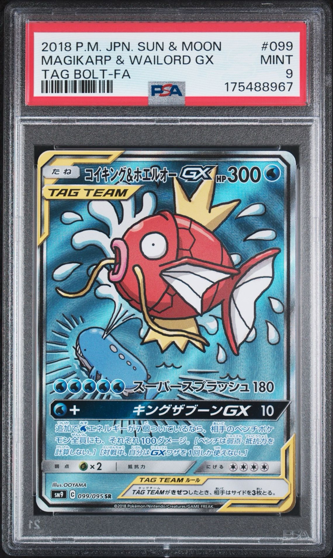コイキング&ホエルオーGX SR [SM9 099/095](拡張パック「タッグボルト