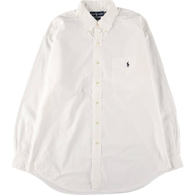 古着 ラルフローレン Ralph Lauren BLAKE 長袖 ボタンダウンシャツ メンズL相当/eaa555620