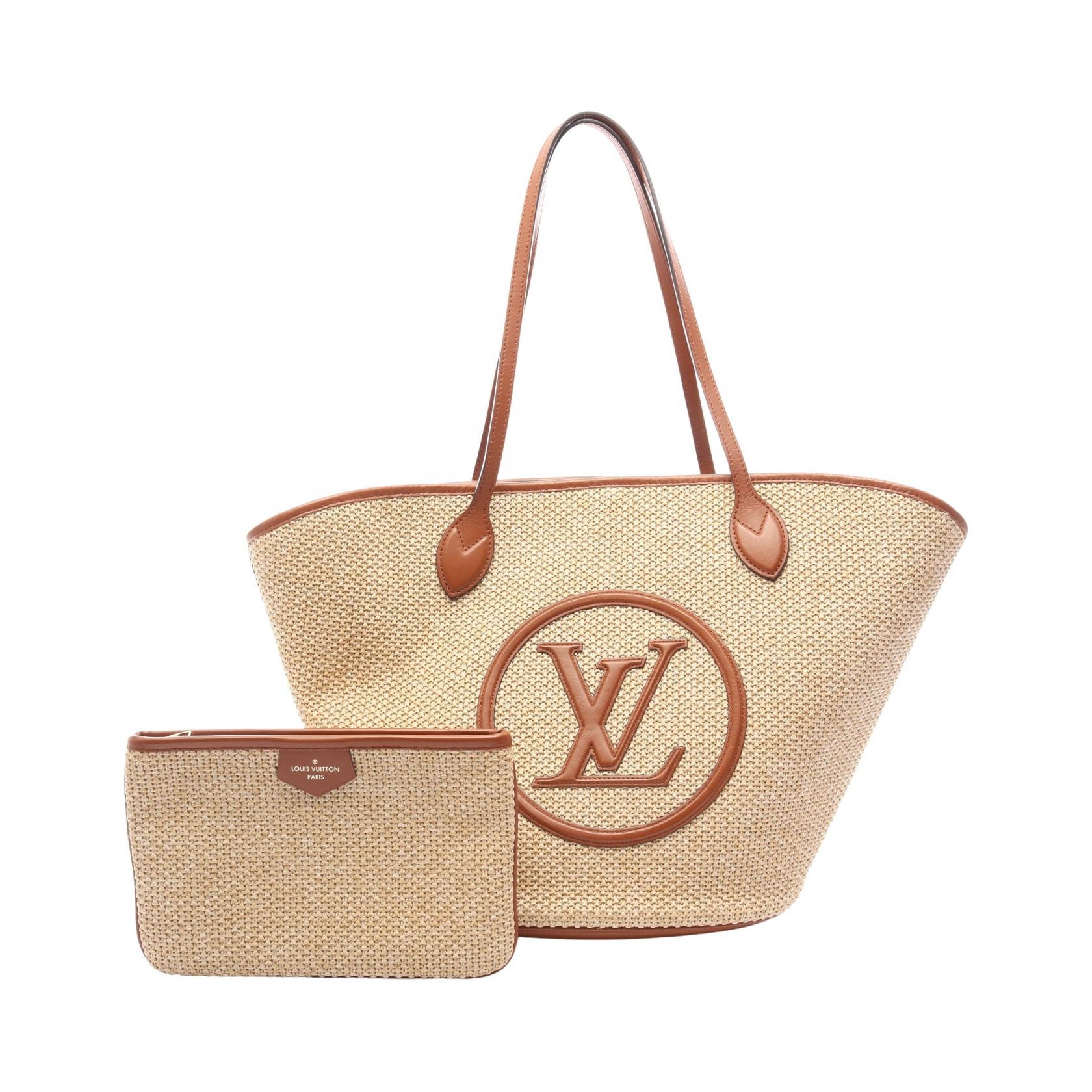 ルイ・ヴィトン LOUIS VUITTON サンジャック トートバッグ バッグ ニットラフィア ベージュ レディース ベージュ系 / ブラウン系 M59963 【中古】