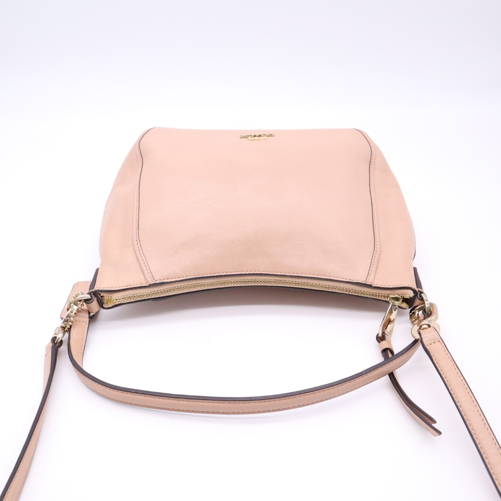 C (やや傷や汚れあり)】COACH コーチ レザー 2WAYショルダーバッグ