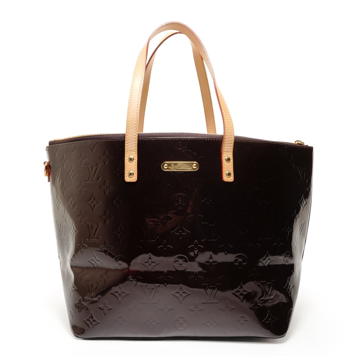 ヴィトン LV モノグラム ヴェルニ ベルヴューGM トートバッグ【中古】