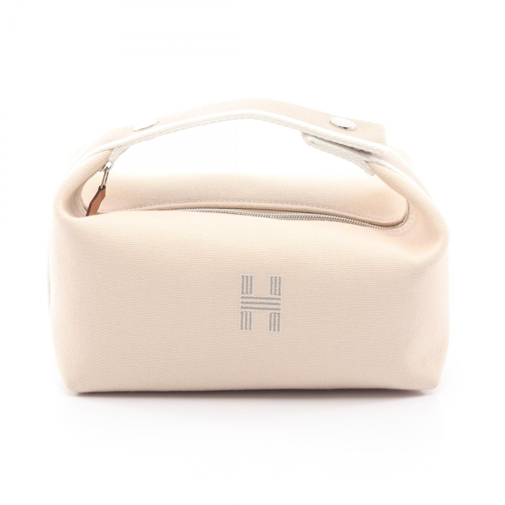 エルメス HERMES ブリッドアブラックPM ハンドバッグ バッグ キャンバス レディース ベージュ系 【中古】