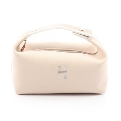 エルメス HERMES ブリッドアブラックPM ハンドバッグ バッグ キャンバス レディース ベージュ系 【中古】