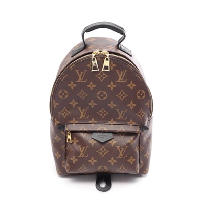 ルイ・ヴィトン LOUIS VUITTON パームスプリングス バックパックPM モノグラム リュックサック バックパック バッグ PVCコーティングキャンバス レザー レディース ブラウン系 / ブラック系 M44871 【中古】